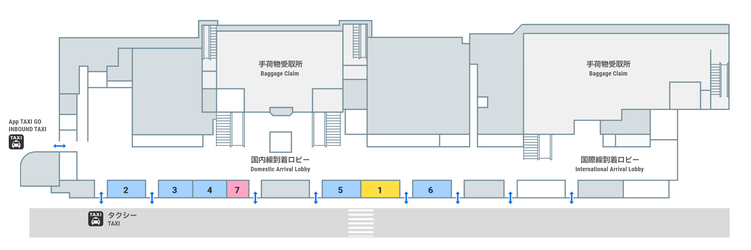 タクシーのりば
