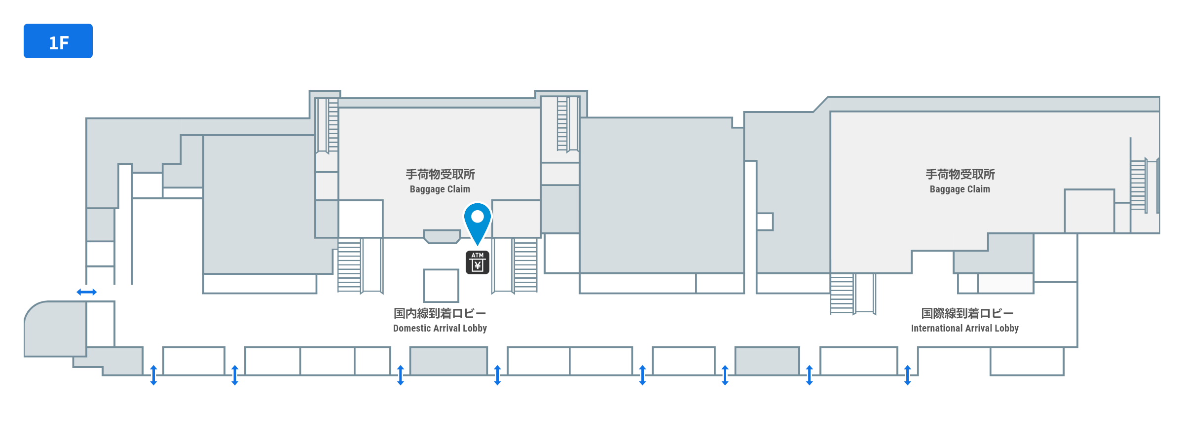 ATMのフロアガイド