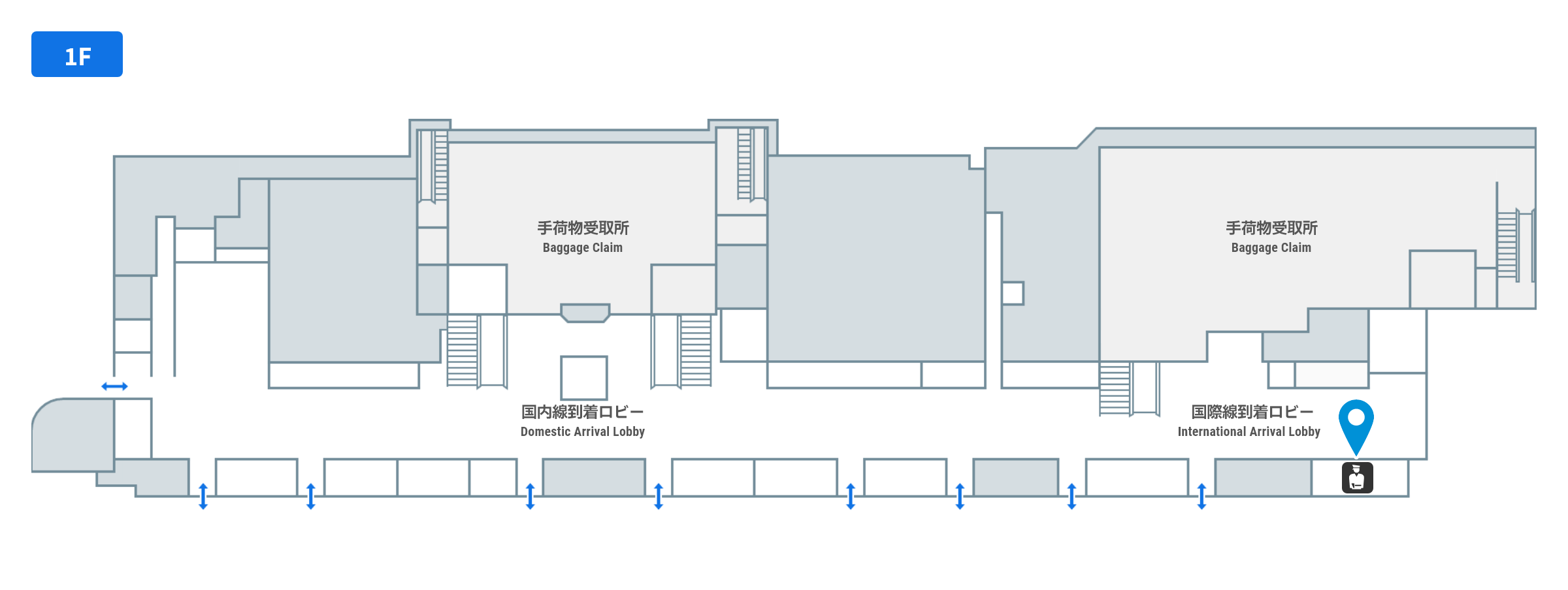 派出所（POLICE）のフロアガイド
