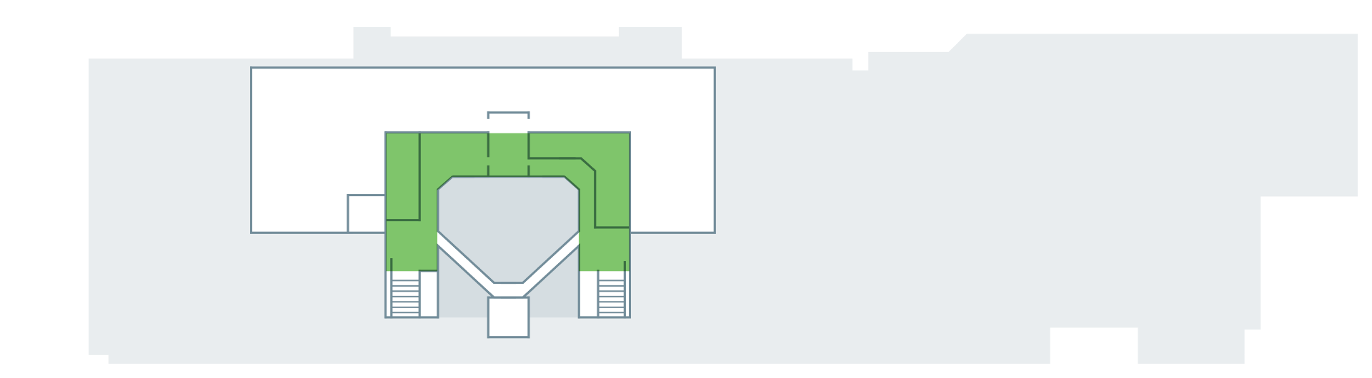 無料Wi-Fiの3階のフロアガイド