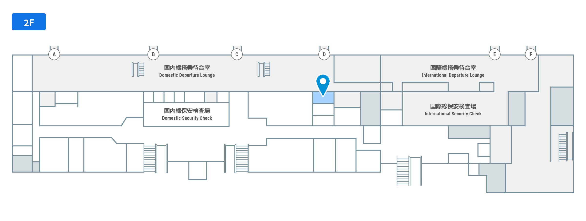 ANA FESTA 松山店（ゲート店）のフロアガイド