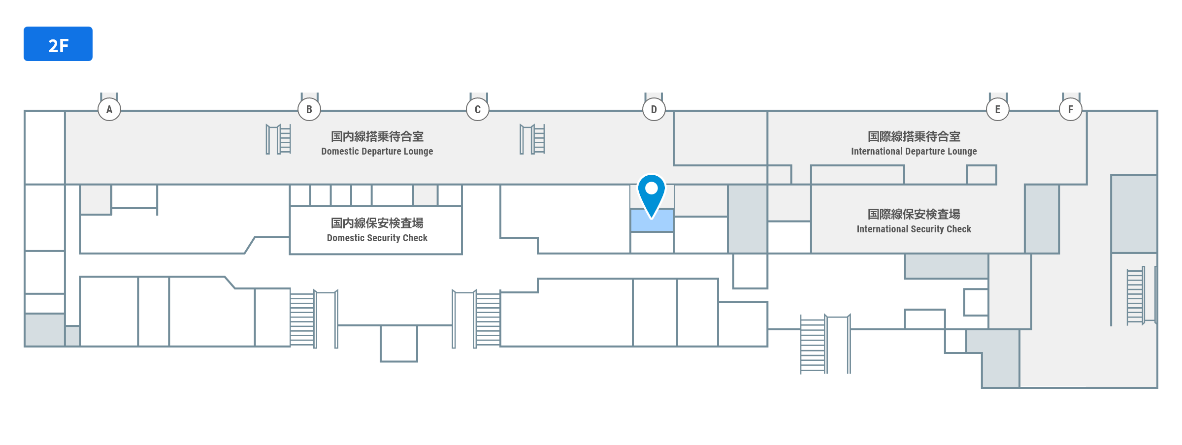 ANA FESTA 松山店（ロビー店）のフロアガイド