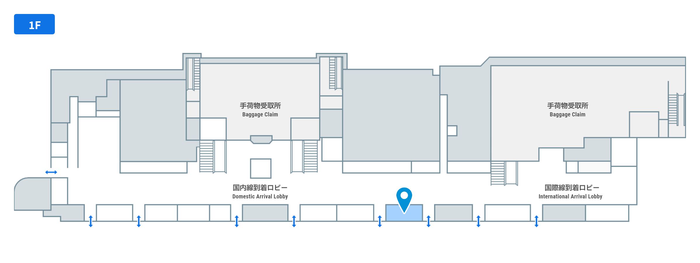 ファミリーマート松山空港店のフロアガイド