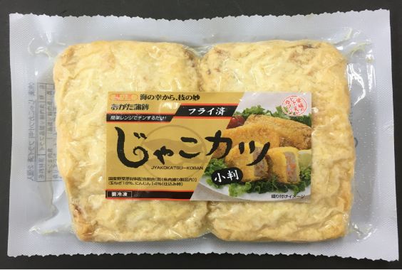 おがた蒲鉾　(冷凍)じゃこカツ小判(フライ済)80g×2個入×2袋入