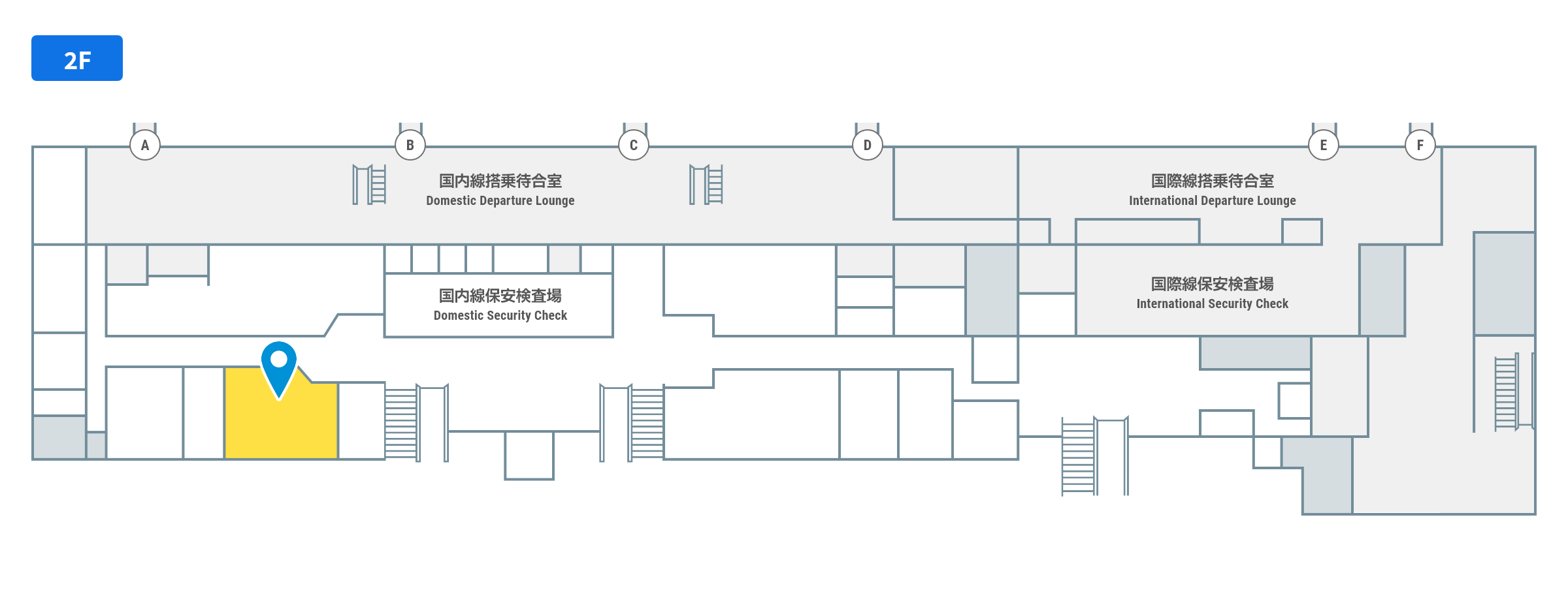 かどやのフロアガイド