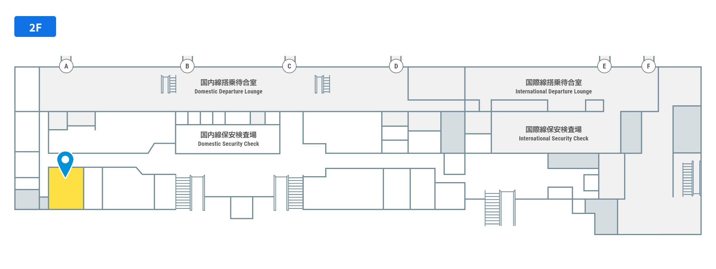Café NOBALLのフロアガイド