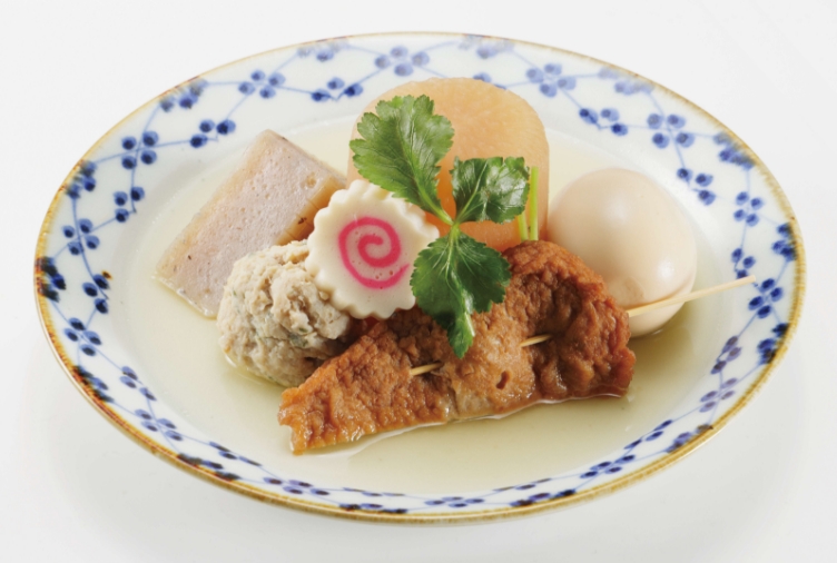 塩おでん5種盛りと塩ビールのセット