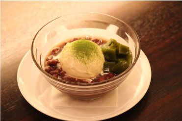 クリームぜんざい